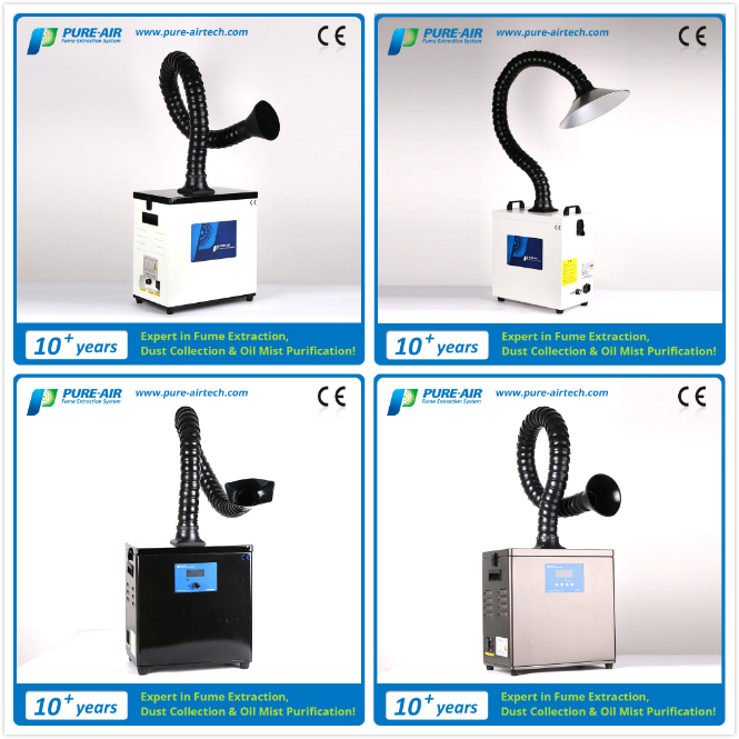 PA-300TS/TD laser marking fumes extractor