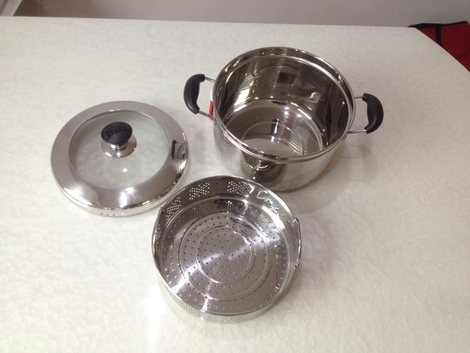 Japanese Style Steamer Stainless Steel Pot Available At Achasoda.com.