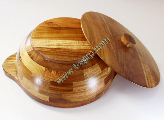 Reversible to avoid cross contamination cheap custom unique olive wood bowl with covered