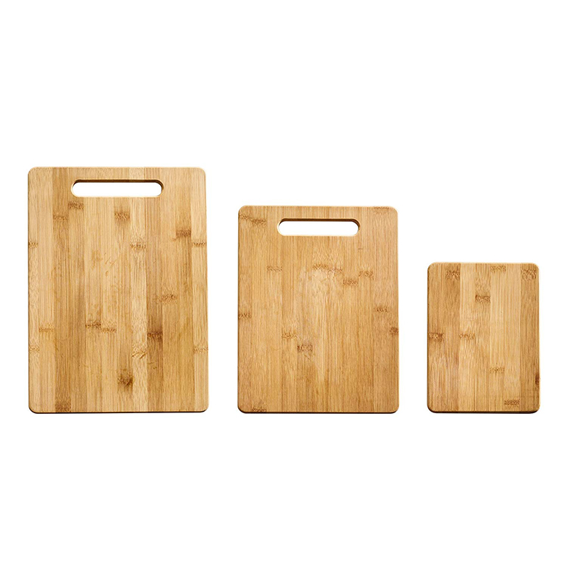 3pcs Bamboo Cheese Board Chop Block Bamboo Cutting Chopping Board