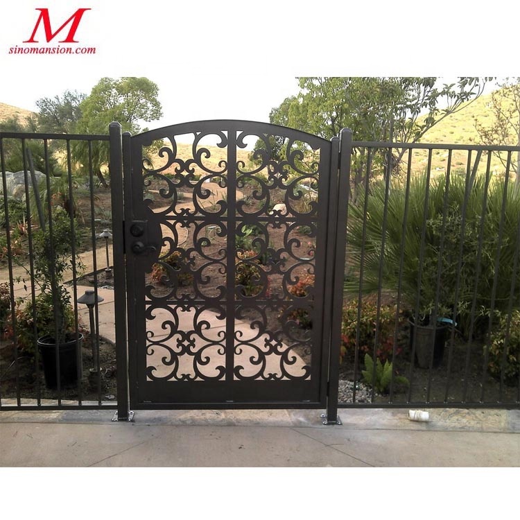 iron fancy gate boundary wall gate design