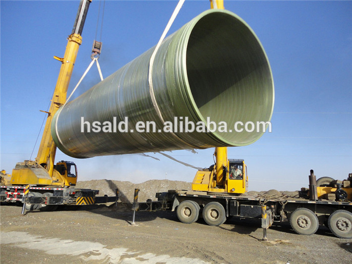 Glass Reinforced Polyester Pipes / GRP Fiberglass Pipes for Sale